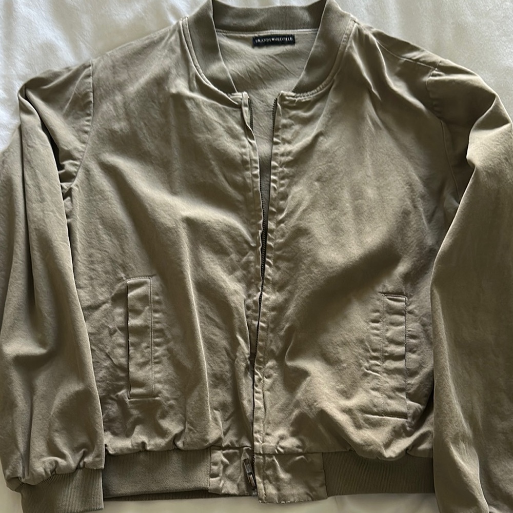 Olive Green Bomber Jacket